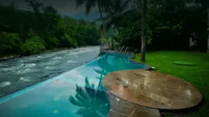 luxury private pool villa